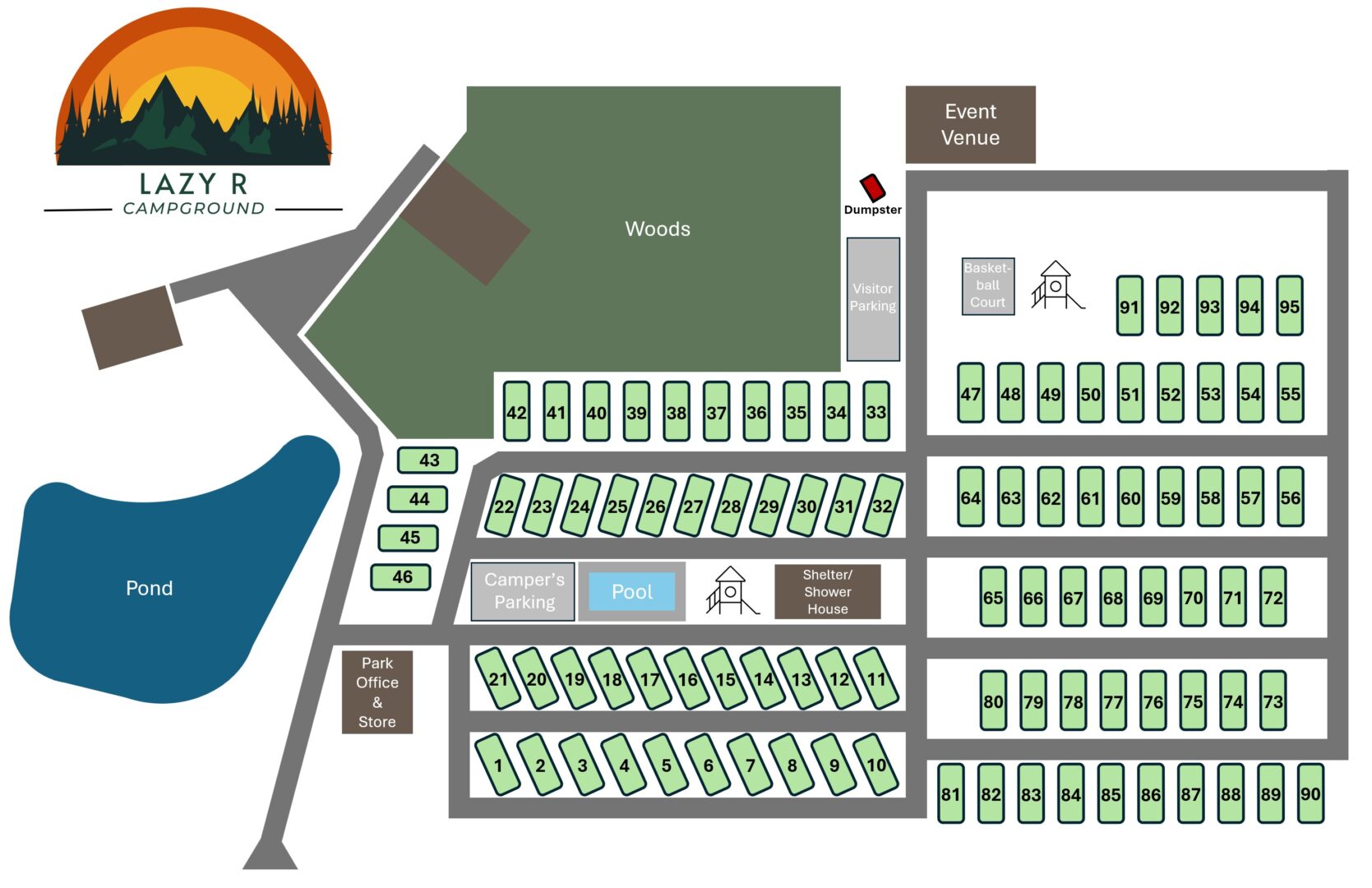 Lazy R - Park Map JPG